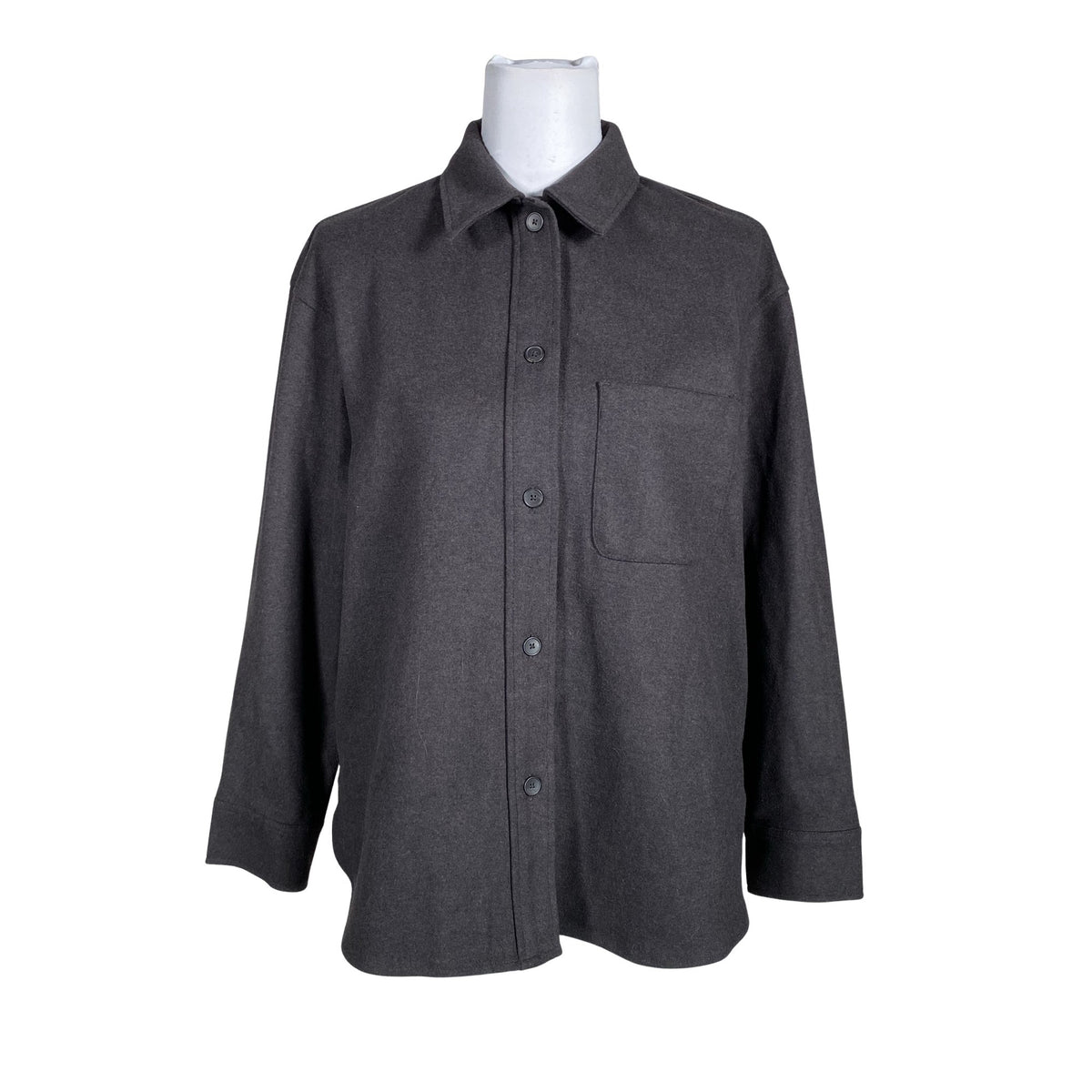 Naisten Uniqlo - Flanellipaita, koko 38 - Harmaa (1)