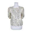 Naisten Holly & Whyte by Lindex - Lyhythihainen pusero, koko 36 - Beige ()