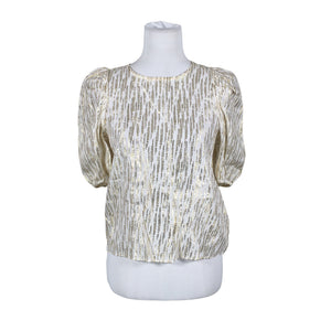 Naisten Holly & Whyte by Lindex - Lyhythihainen pusero, koko 36 - Beige (1)