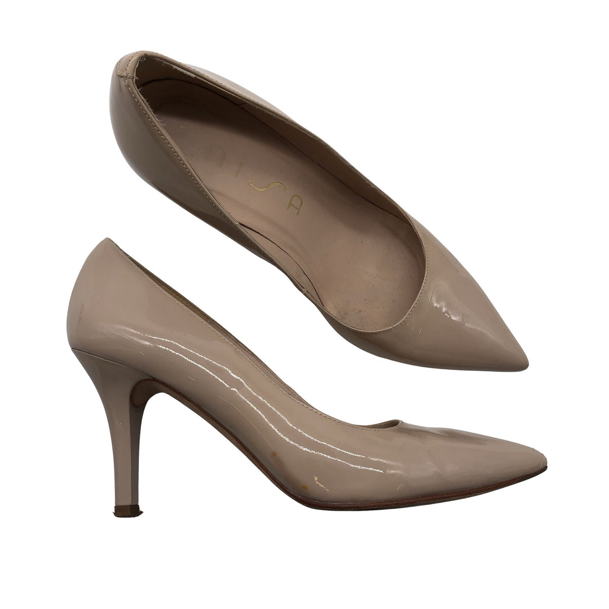 Naisten Unisa - Korkokengät, koko 37 - Beige (1)
