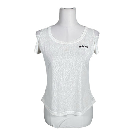 Naisten Adidas - Urheilupaita, lyhyet hihat, koko 34 - Valkoinen ()