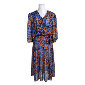 Naisten Eurofashion - Sifonkimekko, koko 36 - Sininen (1)