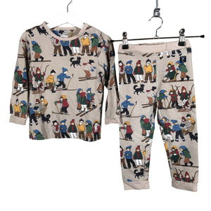 Unisex Polarn O. Pyret - Trikoopaita, koko 86 - 92 - Ruskea (1)