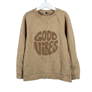 Unisex POMPdeLUX - Collegepaita, koko 134 - 140 - Beige (1)