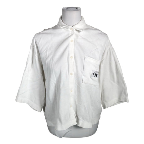 Naisten Calvin Klein Jeans - T-paita, koko 38 - Valkoinen ()