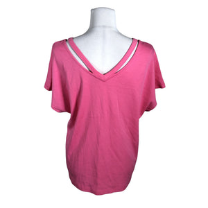 Naisten s.Oliver - T-paita, koko 40 - Pinkki (2)