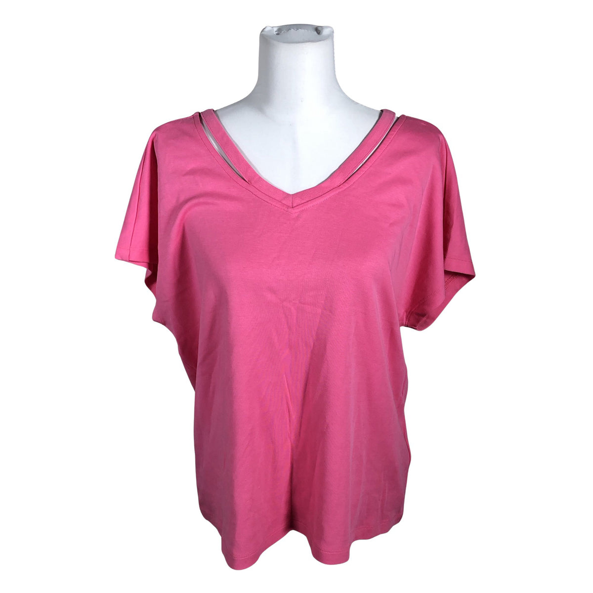 Naisten s.Oliver - T-paita, koko 40 - Pinkki (1)