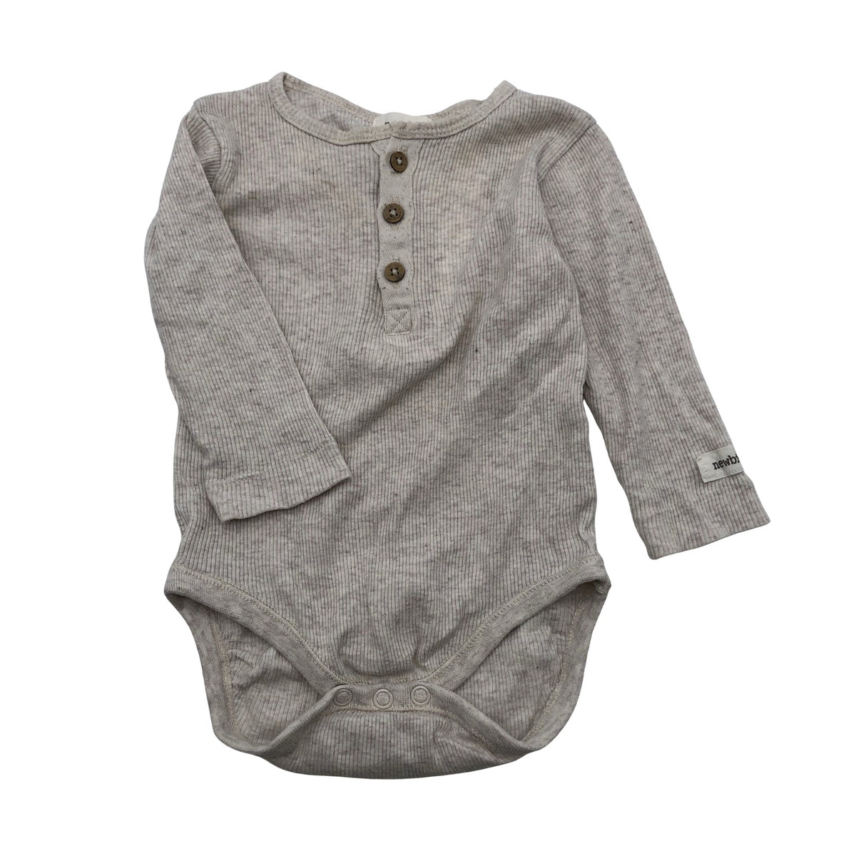 Unisex Newbie - Body, koko 62 - 68 - Beige (1)