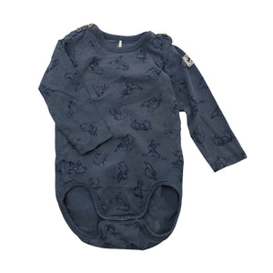 Unisex Polarn O. Pyret - Body, koko 62 - 68 - Sininen (1)
