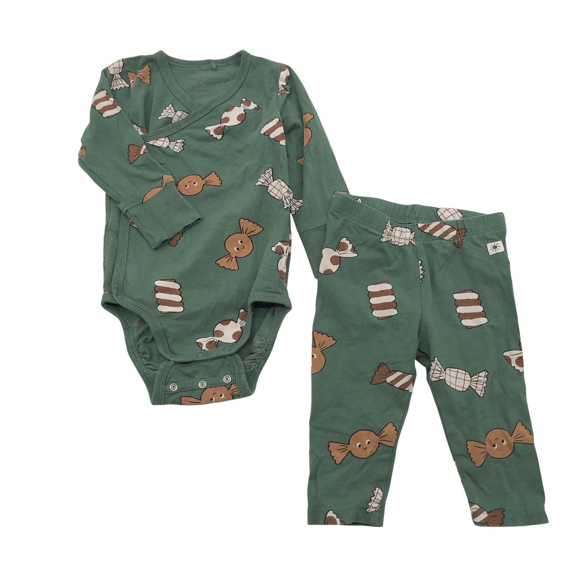 Unisex Lindex - Kietaisubody, koko 62 - 68 - Vihreä (1)