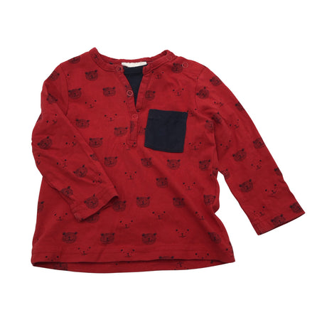 Unisex Coccodrillo - Trikoopaita, koko 68 - 74 - Punainen ()