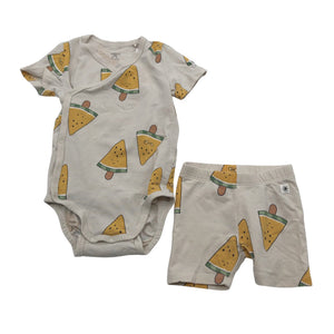 Unisex Lindex - Shortsiasu, koko 62 - 68 - Beige (1)