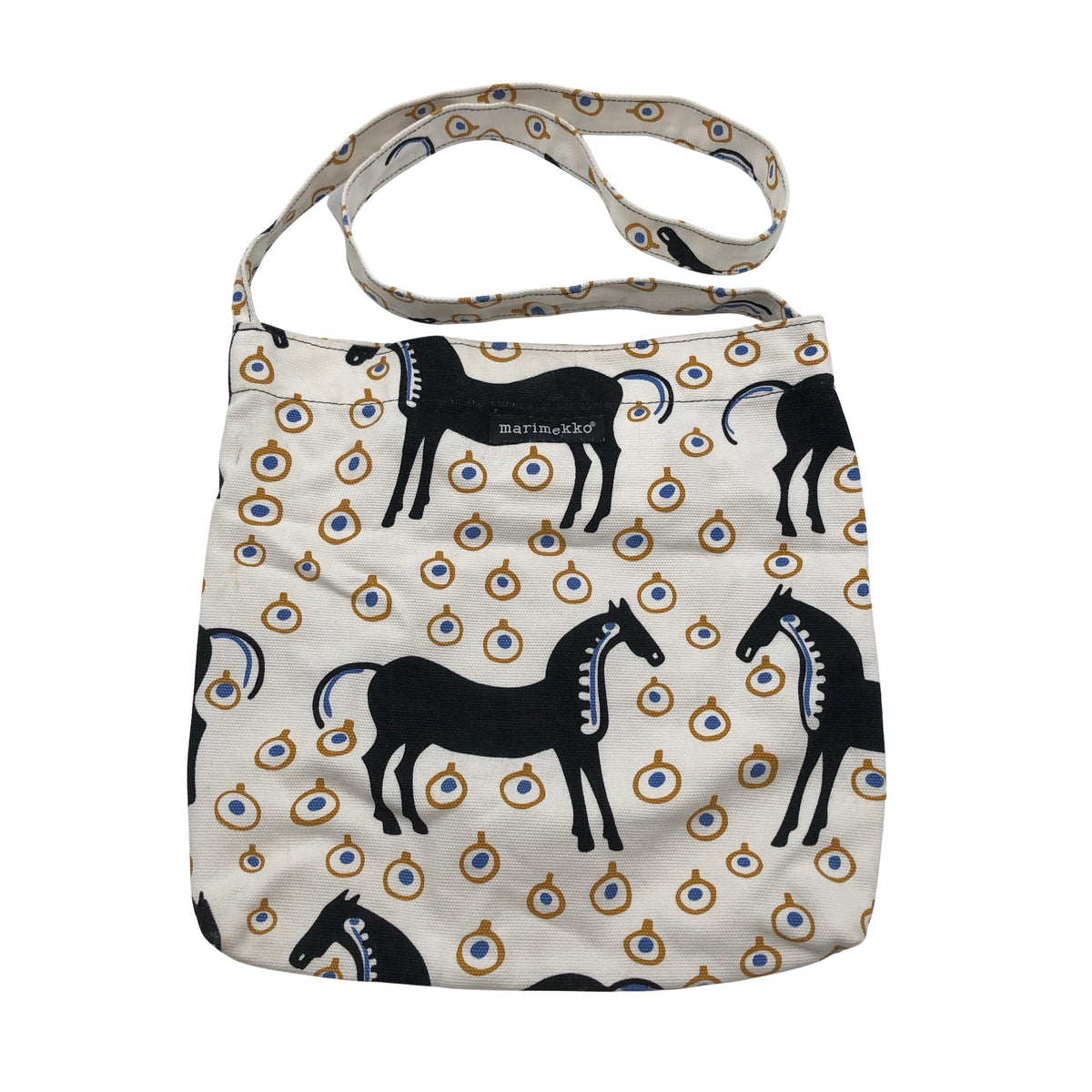 Naisten Marimekko - Olkalaukku, koko Maxi - Valkoinen (1)