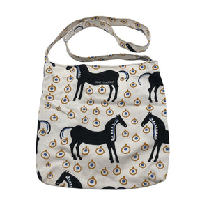 Naisten Marimekko - Olkalaukku, koko Maxi - Valkoinen (1)