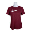 Naisten Nike - T-paita, koko 38 - Viininpunainen ()