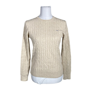 Naisten Gant - Neulepaita, koko 36 - Beige (1)