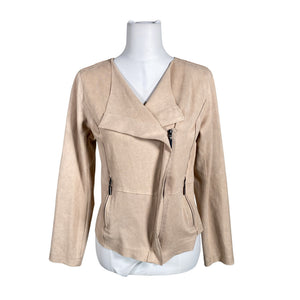 Naisten Free Quent - Collegejakku, koko 38 - Beige (1)