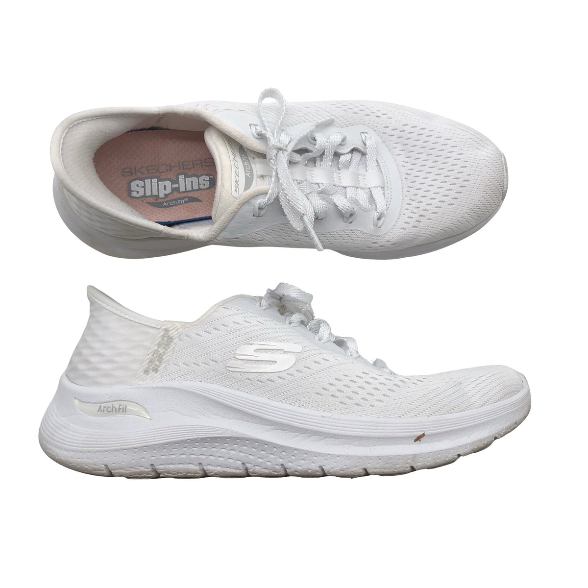 Naisten Skechers - Lenkkarit, koko 37 - Valkoinen (1)