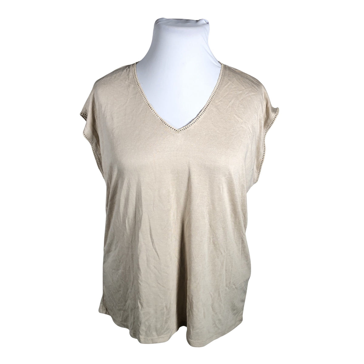 Naisten Cortefiel - T-paita, koko 42 - Beige (1)