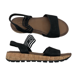 Naisten Skechers - Sandaalit, koko 39 - Musta (1)