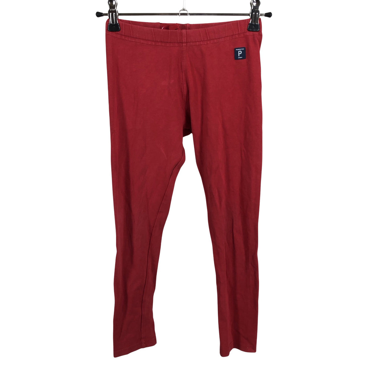 Tyttöjen Polarn O. Pyret - Leggingsit, koko 122 - 128 - Punainen (1)