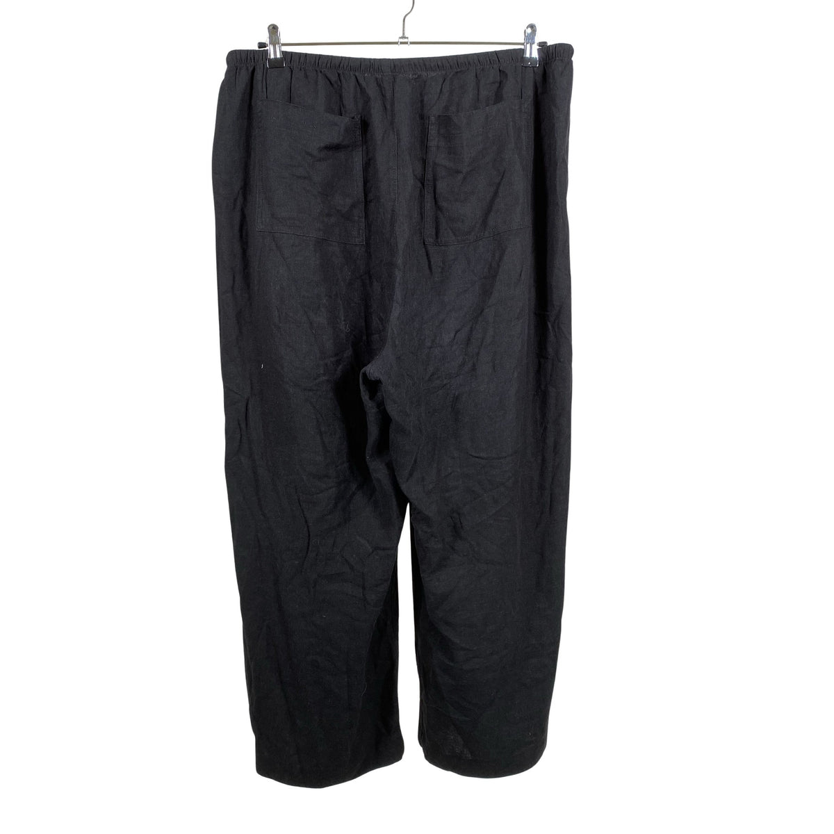Naisten Marks&Spencer - Kangashousut, koko 48 - Musta (2)