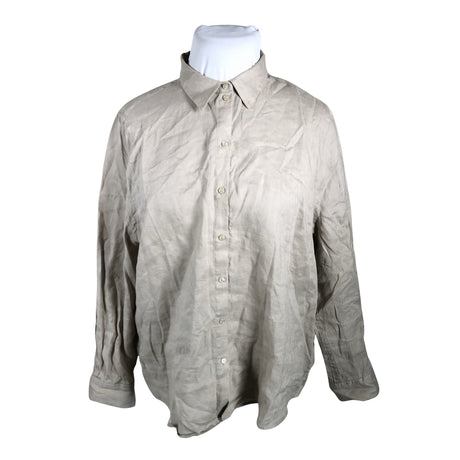 Naisten Essentials by Stockmann - Kauluspaita, koko 46 - Beige ()