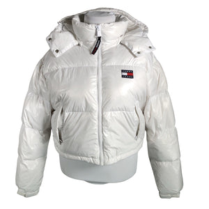 Naisten Tommy Jeans (Tommy Hilfiger) - Untuvatakki, koko 42 - Valkoinen (1)