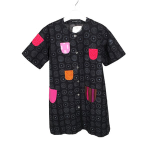 Tyttöjen Marimekko - Kangasmekko, koko 128 - 134 - Musta (1)