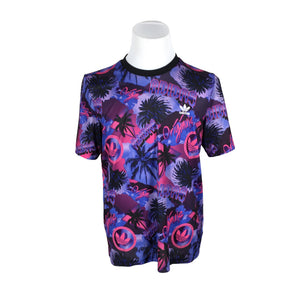 Miesten Adidas - Urheilupaita, lyhyet hihat, koko L - Violetti (1)