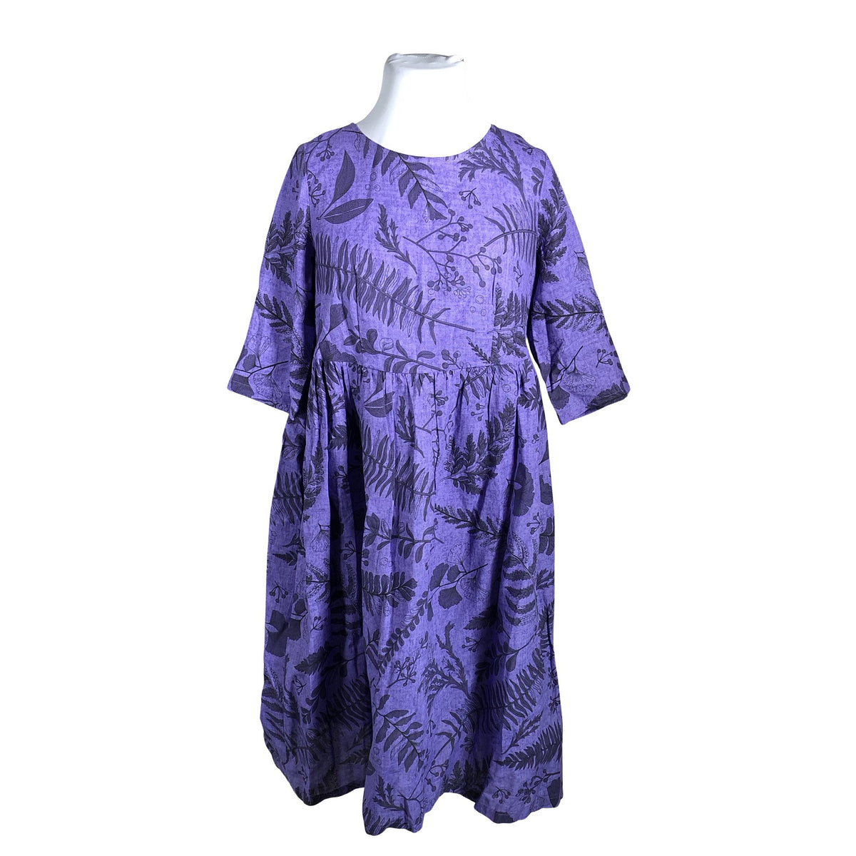 Naisten Oksa Style - Kangasmekko, koko 42 - Violetti (1)