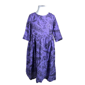 Naisten Oksa Style - Kangasmekko, koko 42 - Violetti (1)