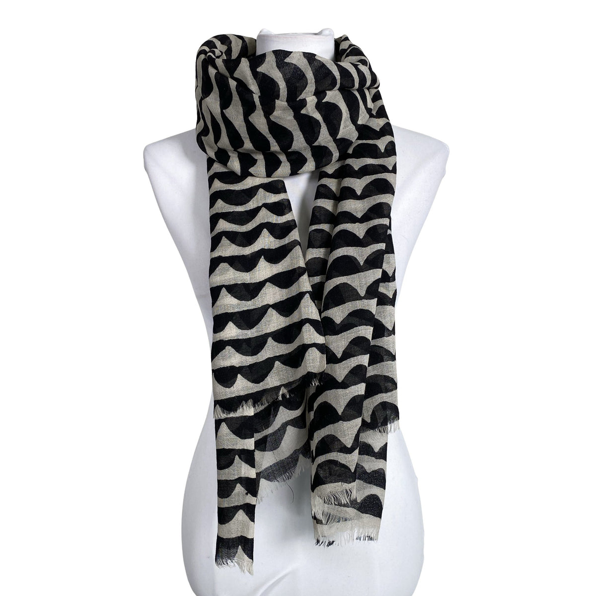 Naisten Marimekko - Huivi, koko Maxi - Beige (1)