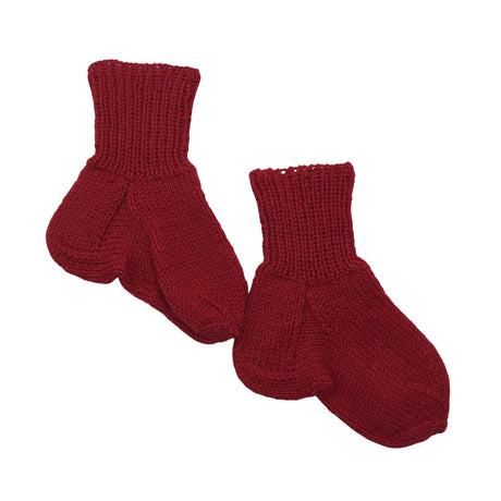 Unisex Handmade - Villasukat, koko 24 - Punainen ()