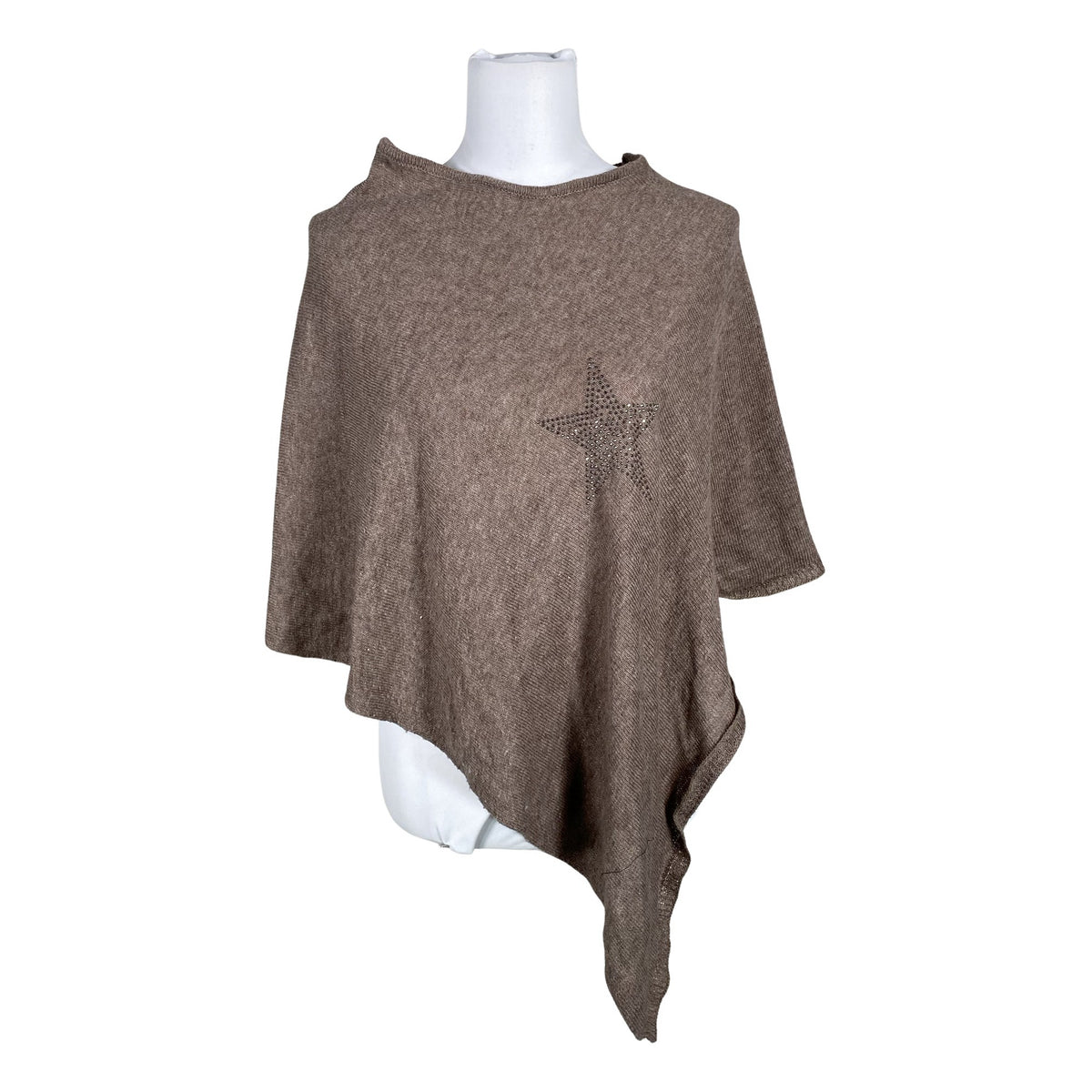Naisten b.Young - Poncho, koko 36 - Ruskea (1)