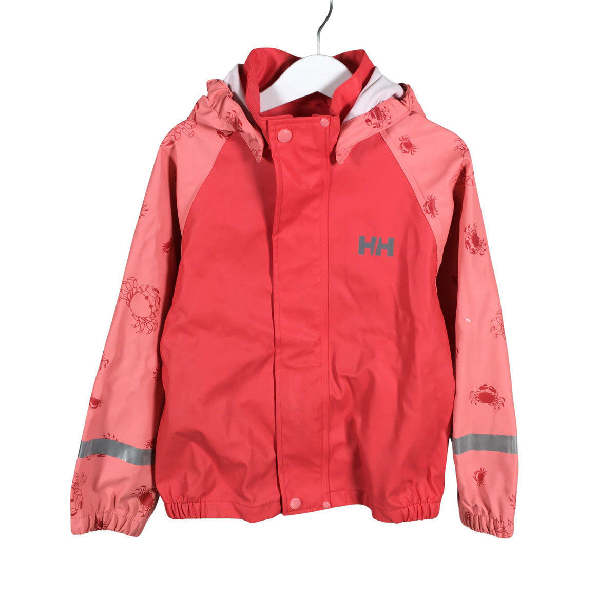 Tyttöjen Helly Hansen - Sadetakki, koko 110 - 116 - Vaaleanpunainen (1)
