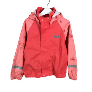 Tyttöjen Helly Hansen - Sadetakki, koko 110 - 116 - Vaaleanpunainen (1)