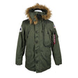 Miesten Alpha Industries - Toppatakki, koko S - Vihreä ()