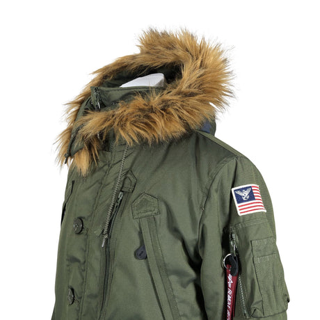Miesten Alpha Industries - Toppatakki, koko S - Vihreä (2)