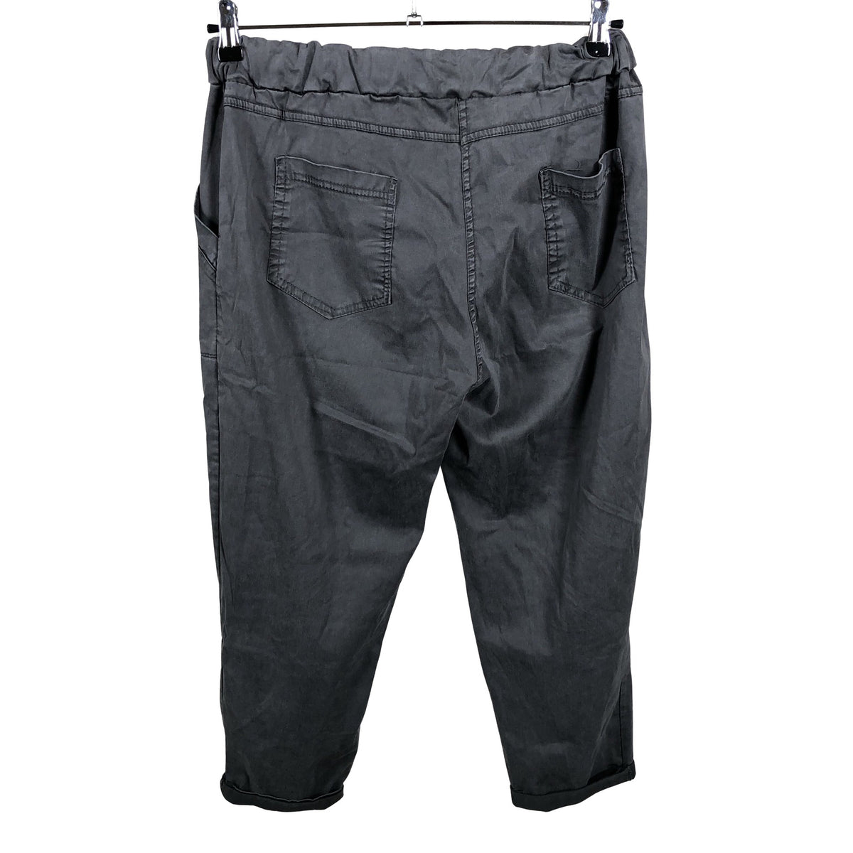 Naisten Perfect Jeans - Kangashousut, koko 38 - Harmaa (2)