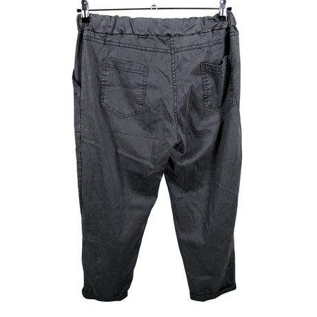 Naisten Perfect Jeans - Kangashousut, koko 38 - Harmaa (2)