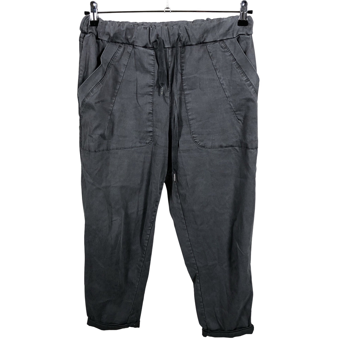Naisten Perfect Jeans - Kangashousut, koko 38 - Harmaa (1)