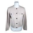 Naisten Sand - Neuletakki, koko 38 - Beige ()