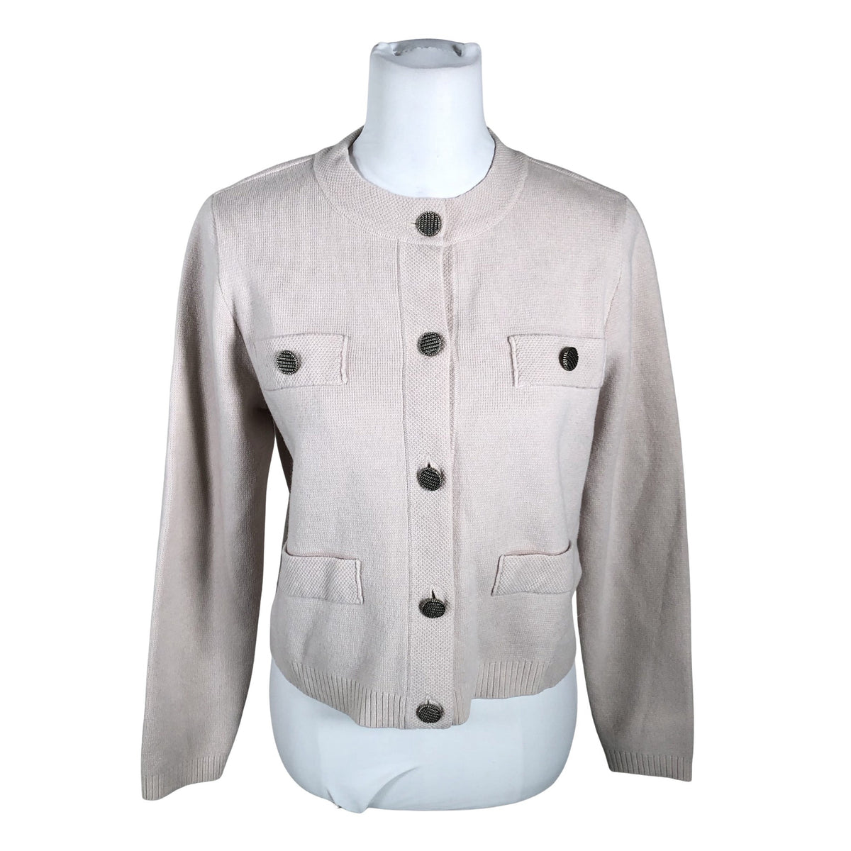 Naisten Sand - Neuletakki, koko 38 - Beige (1)