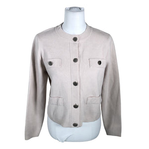 Naisten Sand - Neuletakki, koko 38 - Beige (1)