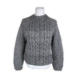 Naisten Handmade - Neulepaita, koko 38 - Harmaa ()