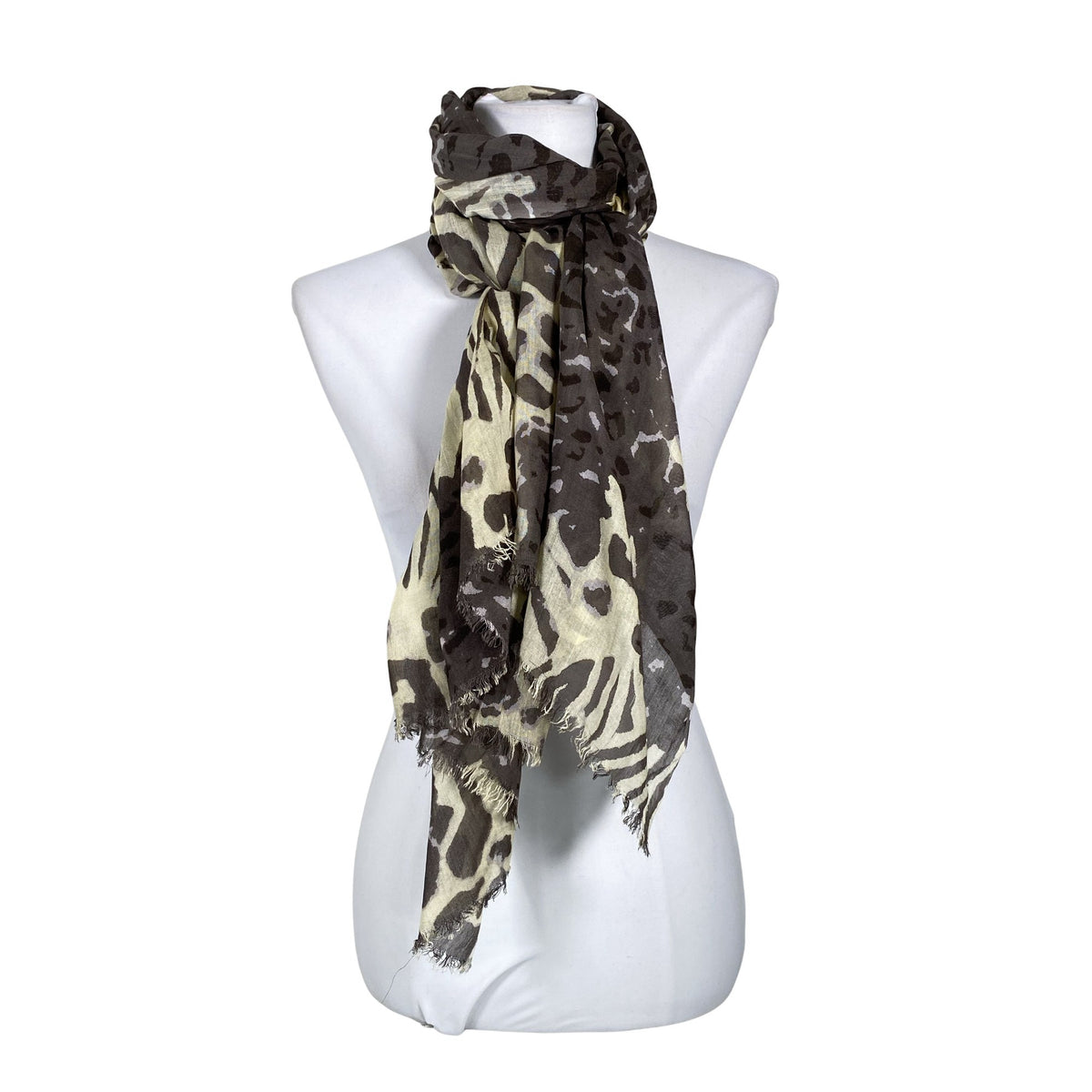 Naisten Lasessor - Huivi, koko Maxi - Beige (1)