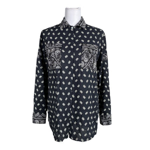 Naisten Pierre Balmain - Sifonkitunika, koko 40 - Musta (1)
