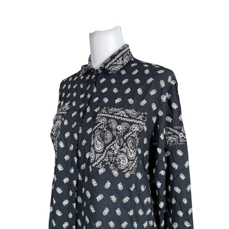 Naisten Pierre Balmain - Sifonkitunika, koko 40 - Musta (2)