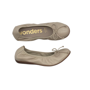 Naisten Wonders - Ballerinat, koko 39 - Beige (1)